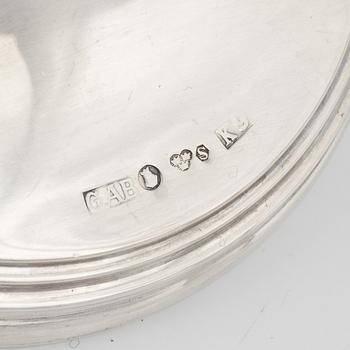 2+2 Swedish Silver Candlesticks, Tore Eldh, Ceson, Gothenburg 1972 and GAB, Stockholm 1960.