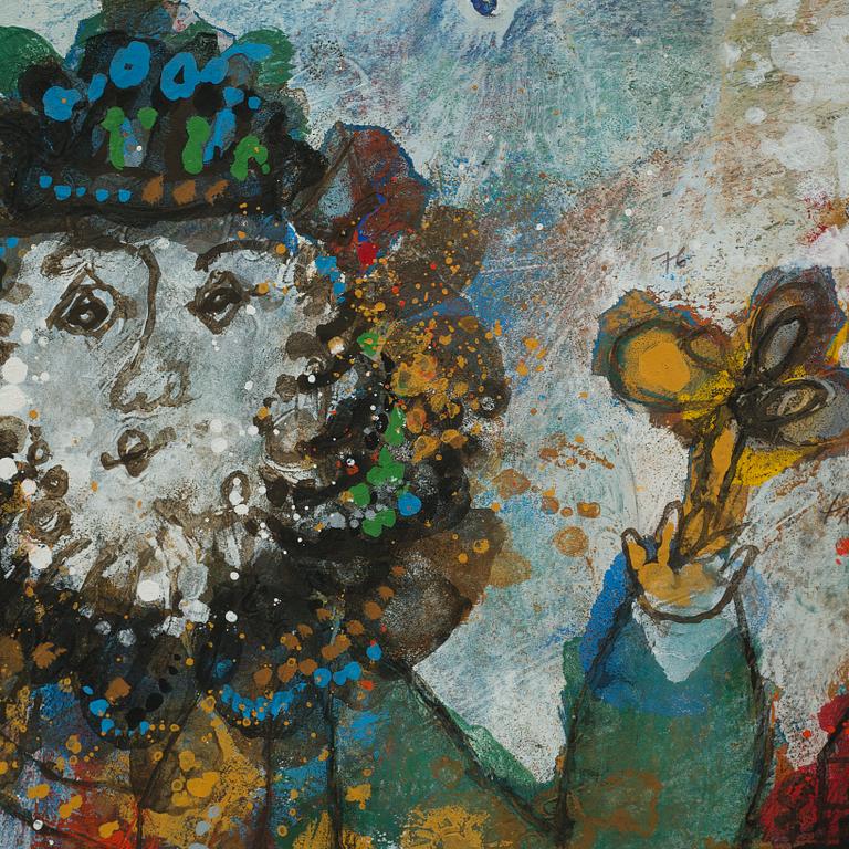 THEO TOBIASSE, gouache, signerad och daterad -76.