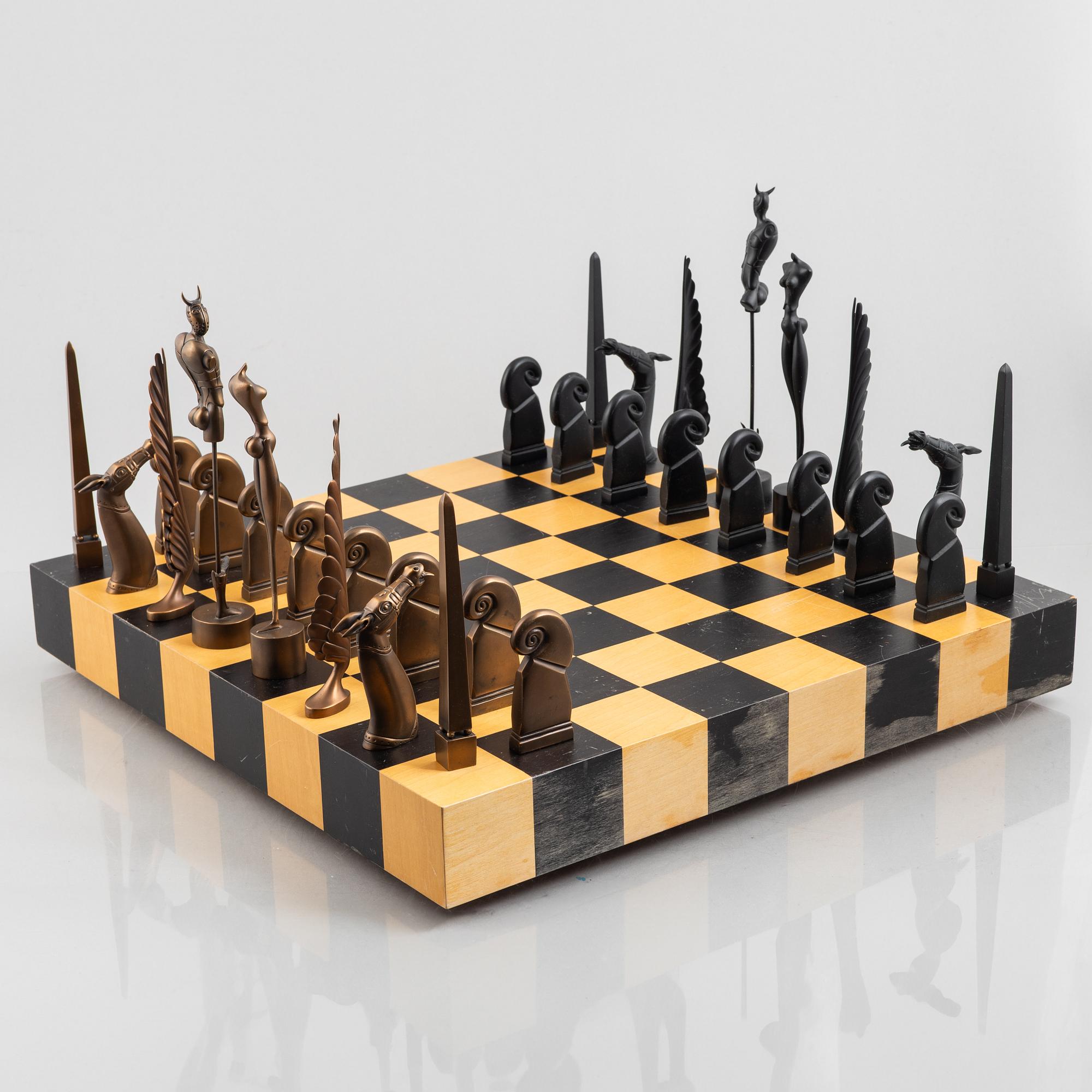 Paul Wunderlich, Chess game "Minotaurs".