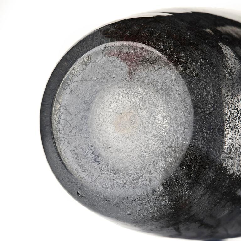 Simon Gate, a graal glass vase, Orrefors 1937.