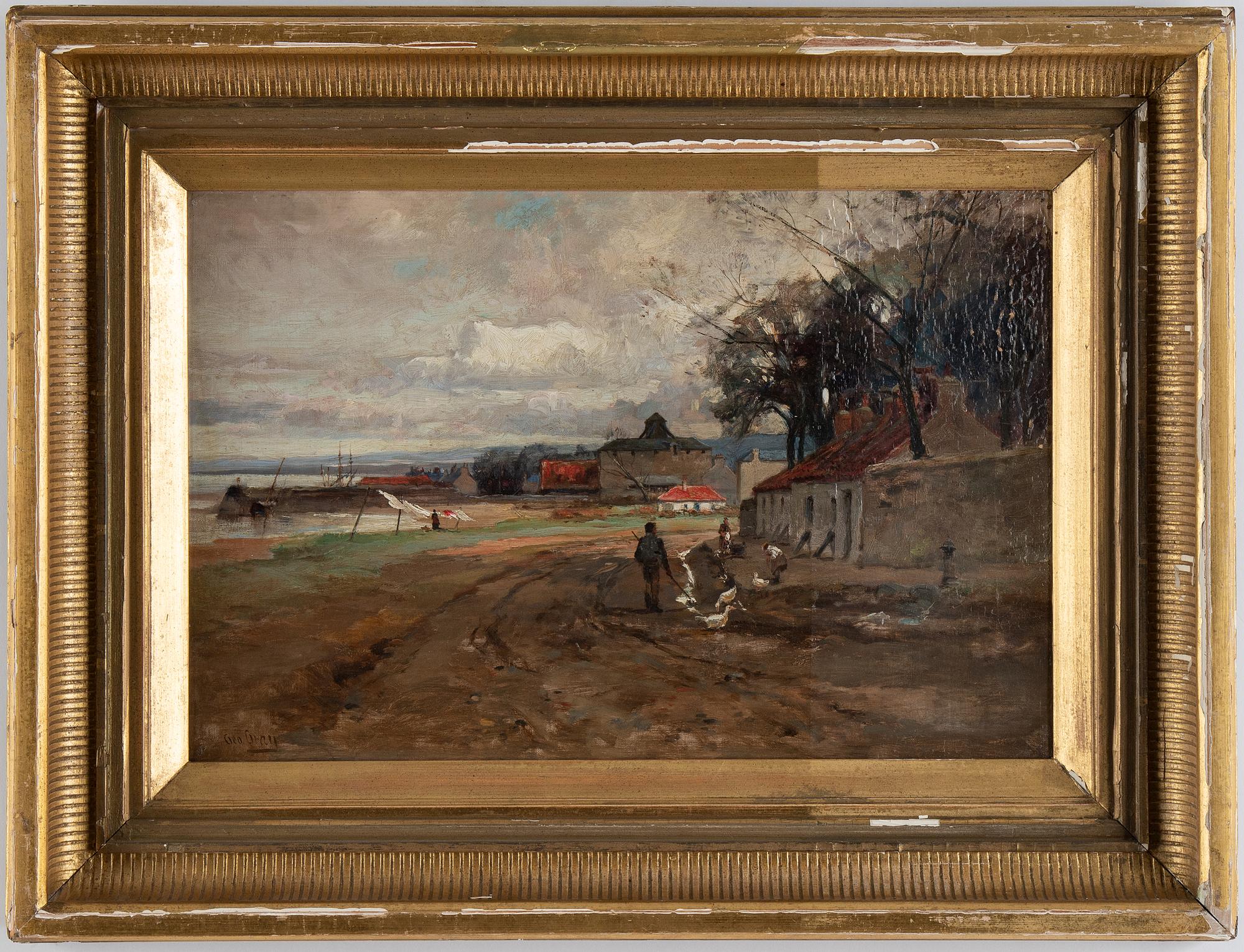 George Gray, oil on canvas, signed.