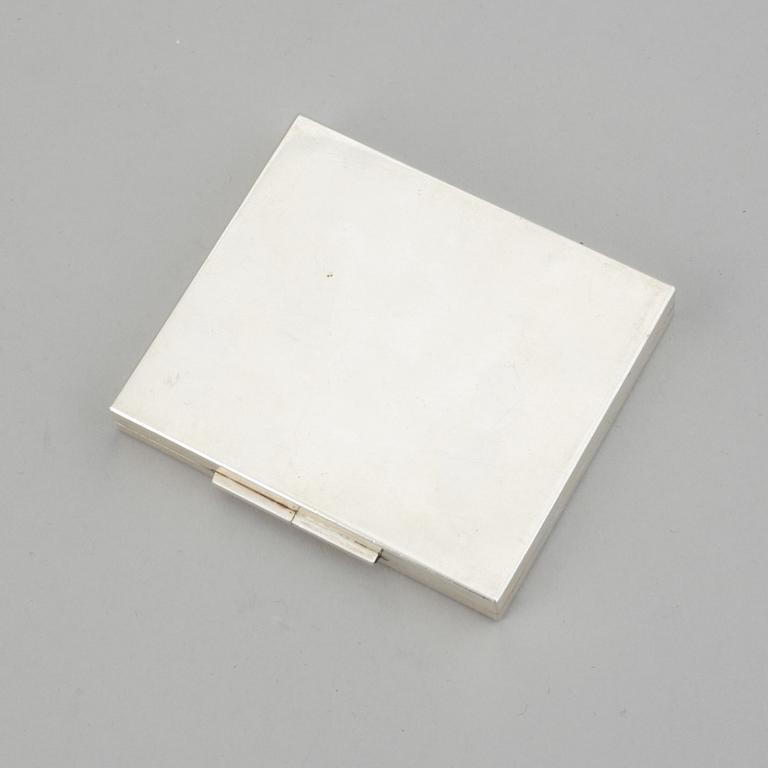 Wiven Nilsson, a sterling silver case, Lund 1960.