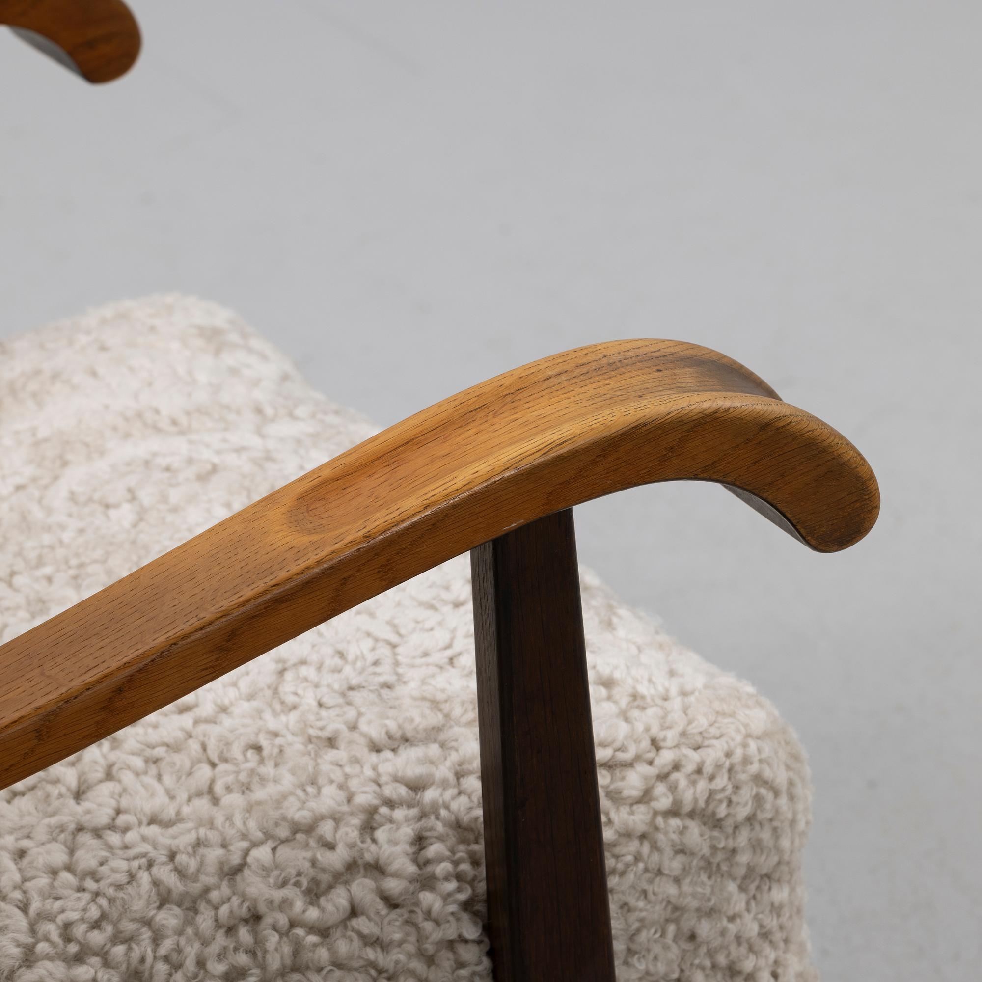 Armchair, Danish master cabinetmaker, 1940s.
