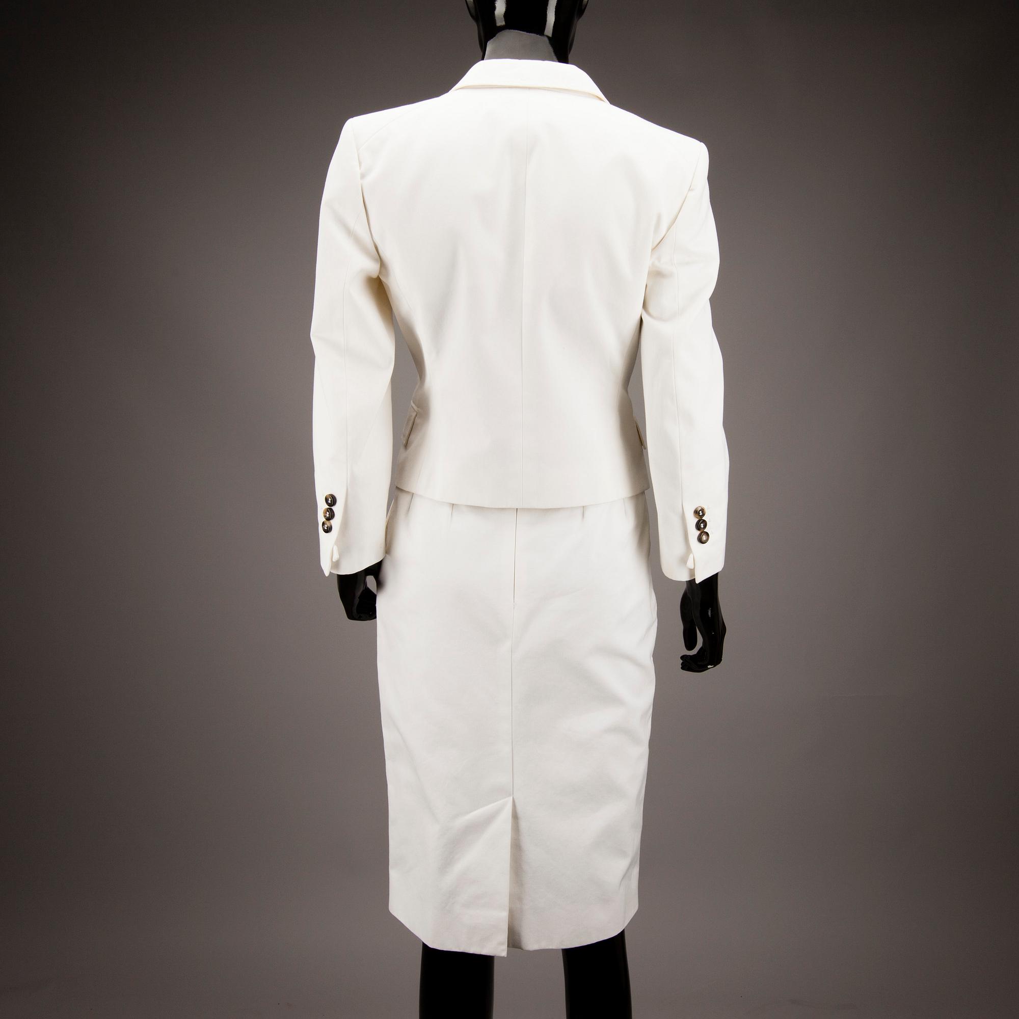 DRÄKT, 2 delar, Yves Saint Laurent.