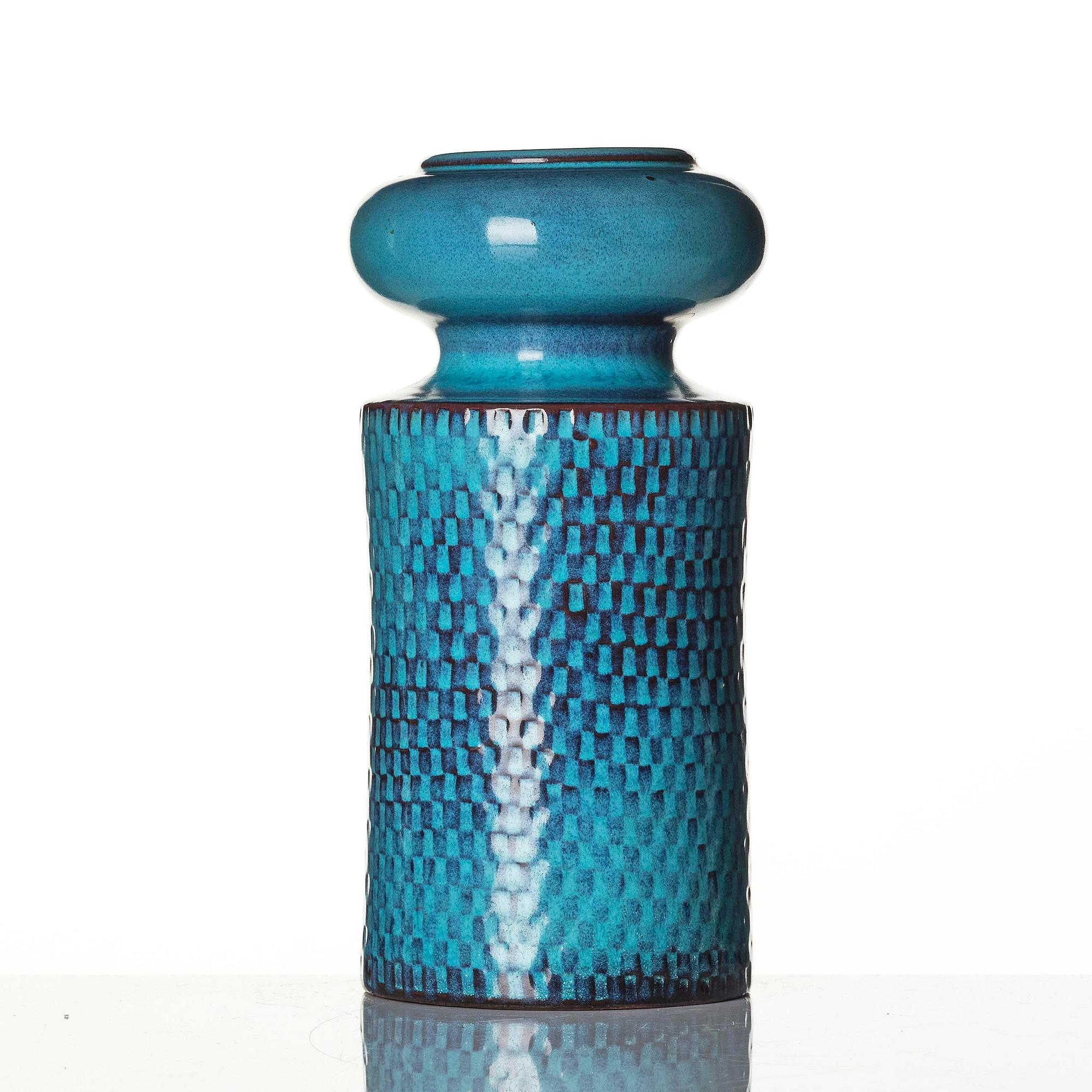Stig Lindberg, a stoneware vase, Gustavsberg Studio 1964.