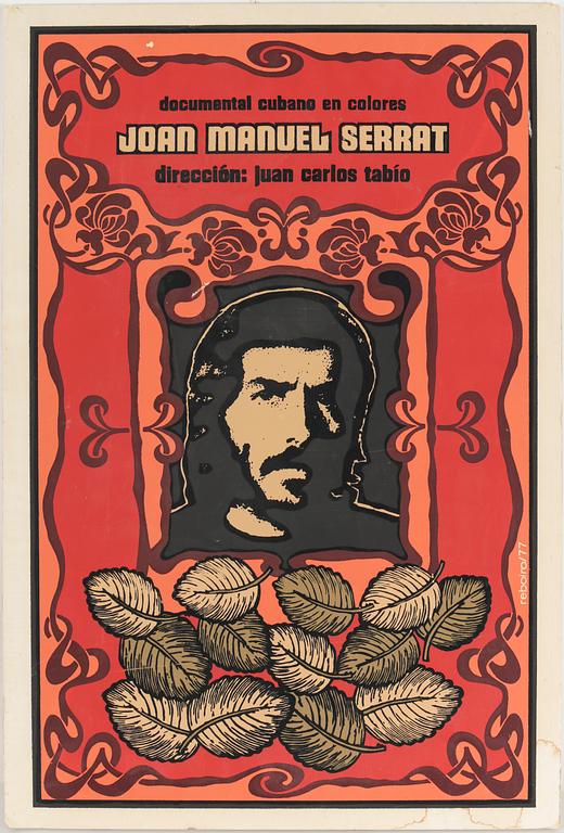 FILMAFFISCHER, 6 st, offsettryck, Kuba och Spanien, 1970-tal.