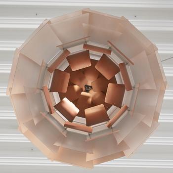 Poul Henningsen, an "Artichoke" ceiling lamp, Louis Poulsen, Denmark, 2015.