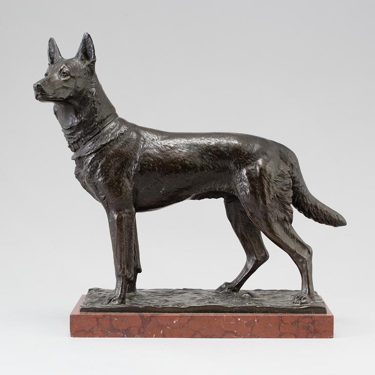 A bronze sculpture by Fritz Diller (1875-1945).