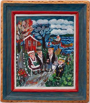 Sven Lidberg, Skärgårdsidyll.