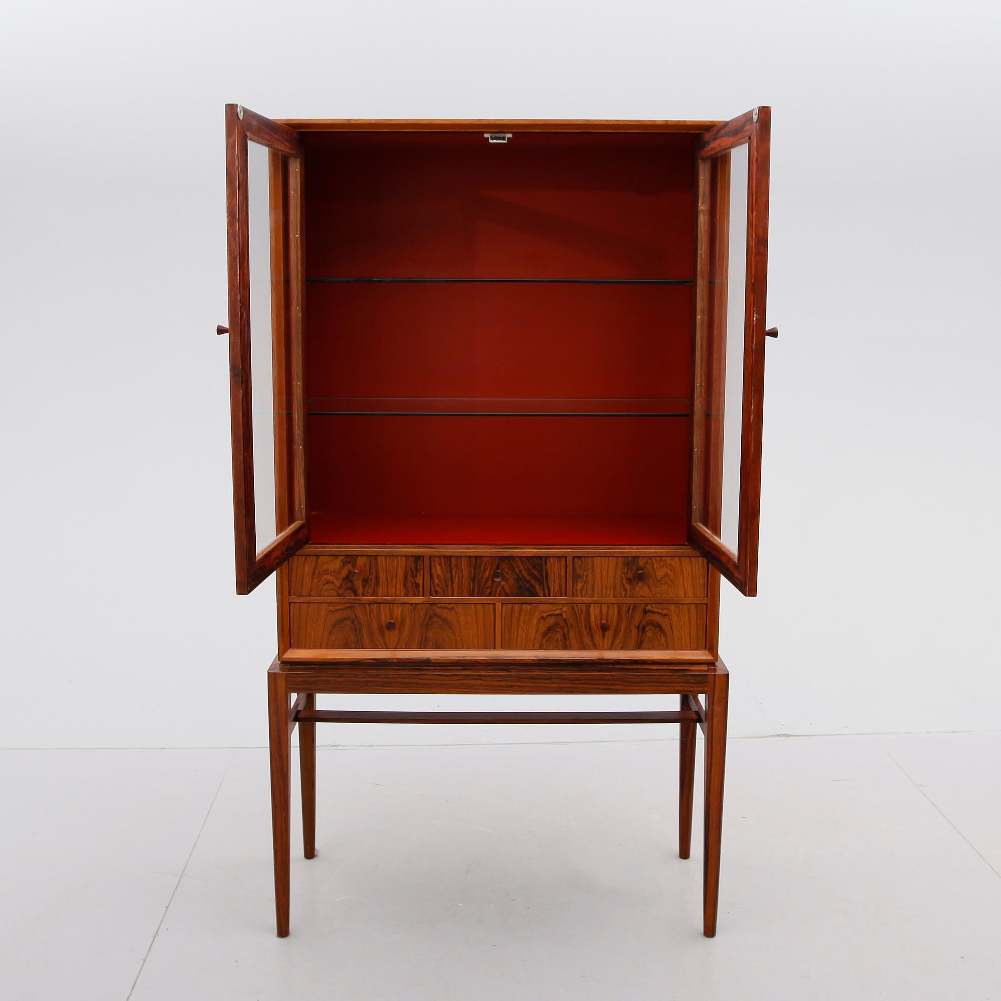 VITRINSKÅP, 1960-tal, Seffle Möbelfabrik, tillskrivet.