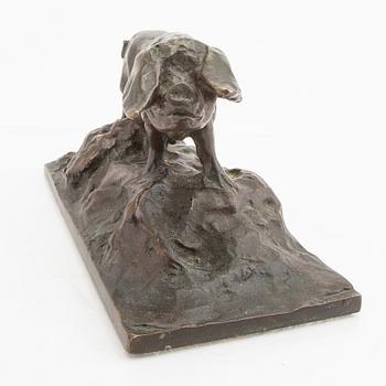 Anders Olson, a signed bronze sculpture.