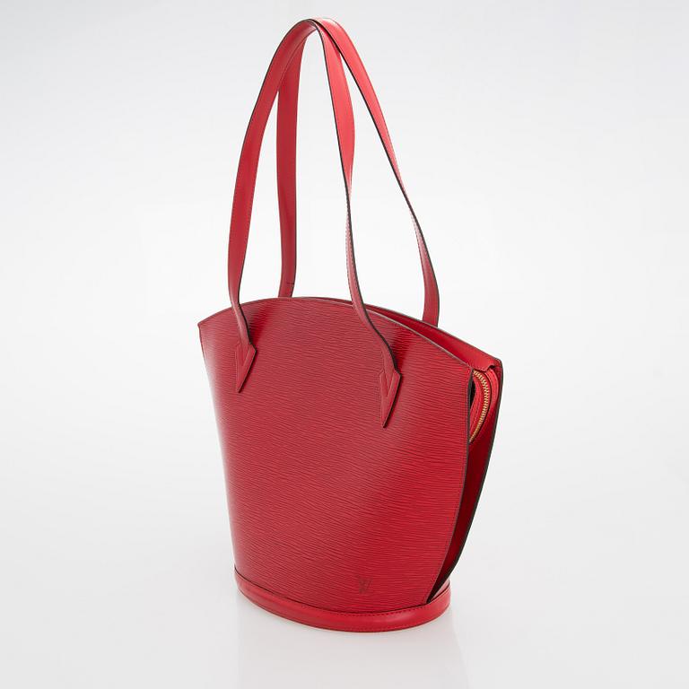 Louis Vuitton, A red Epi leather 'Saint Jacques GM' Bag.
