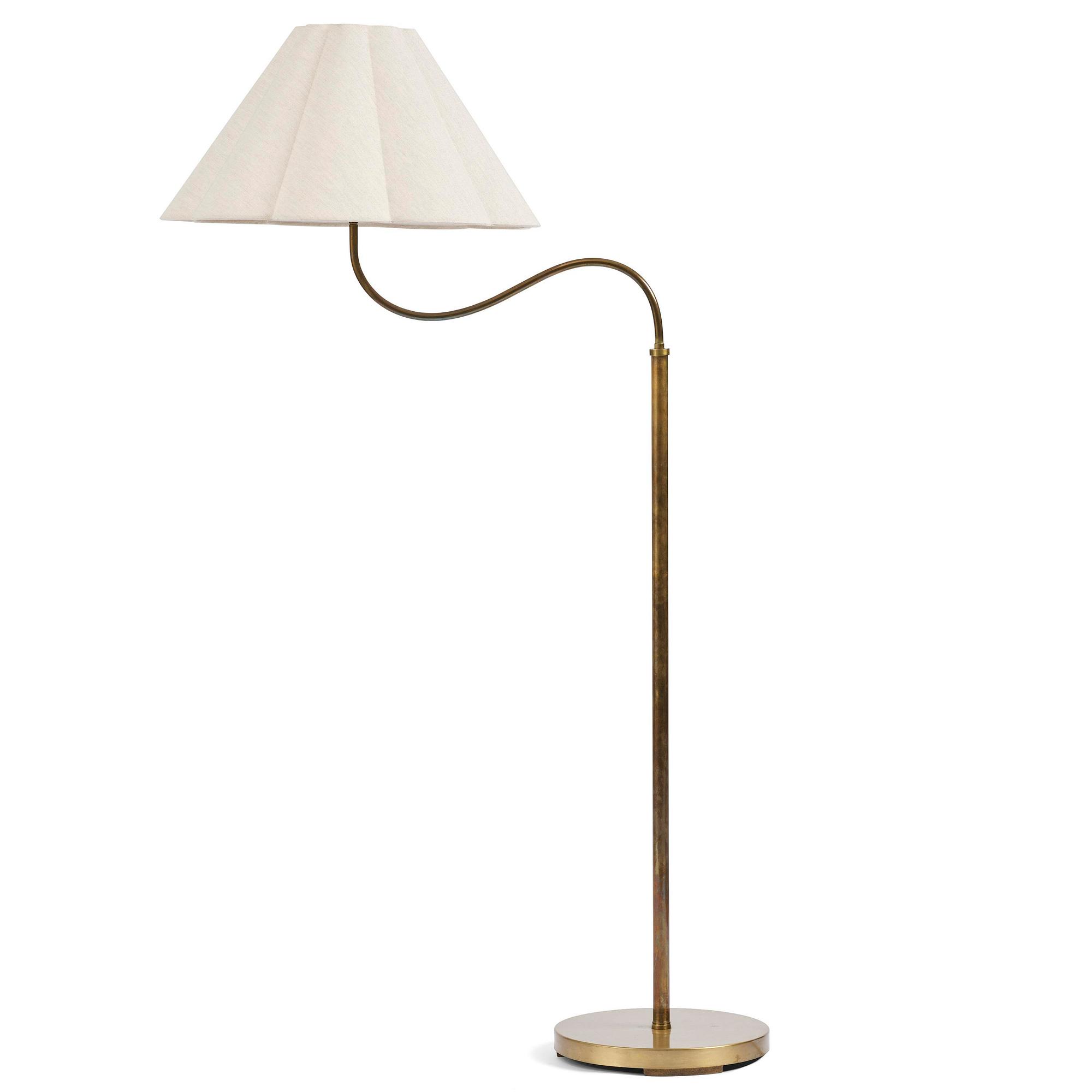 Swedish Modern, a floor lamp, 1940s.