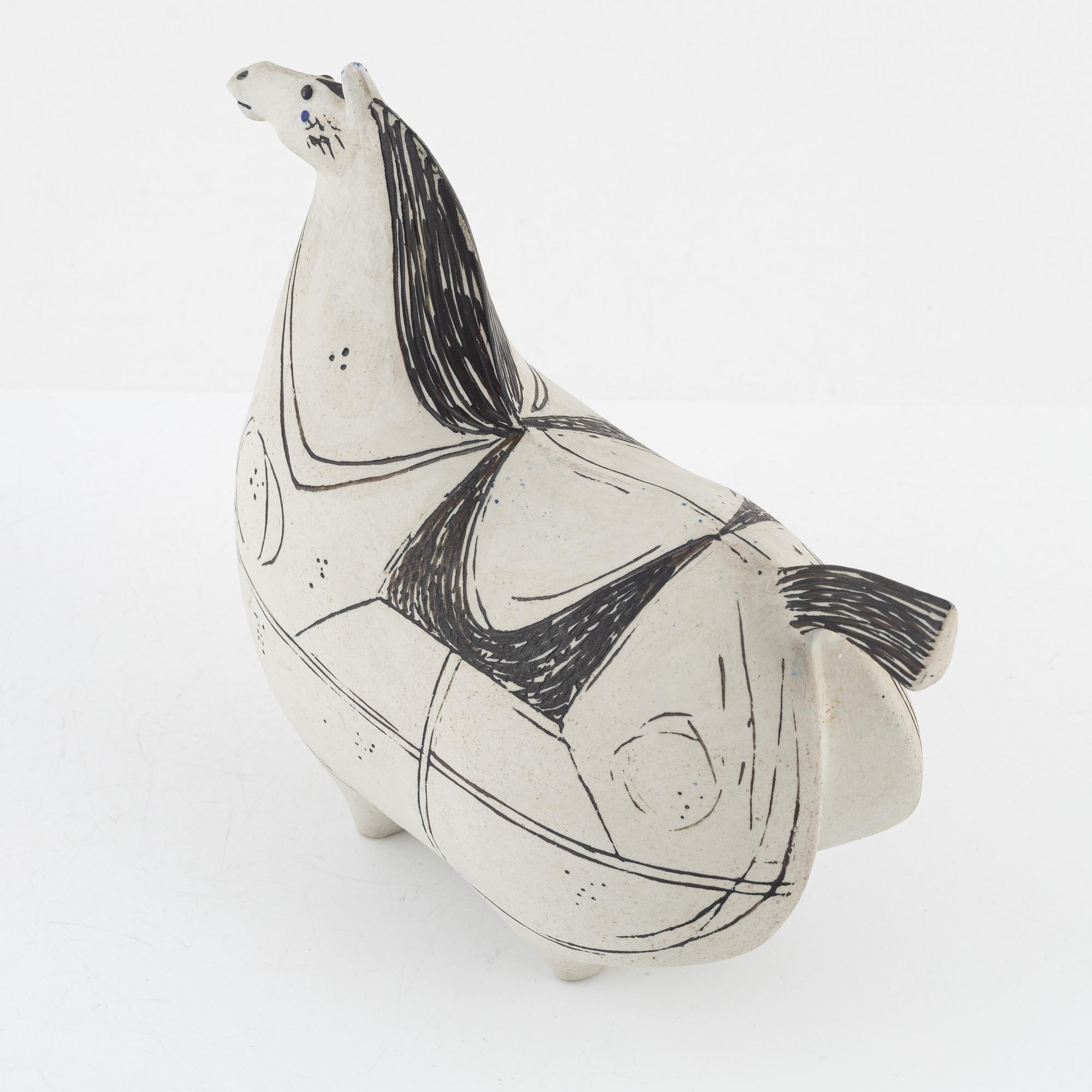 Stig Lindberg, figurin, "Springare", Gustavsbergs studio.