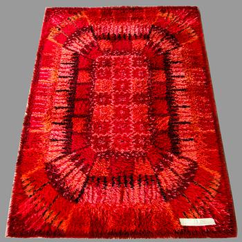 MATTA, Marianne Richter, Östergyllen-serien, AB Wahlbecks Fabriker Linköping, 1950-/1960-tal. Ca 230 x 170.