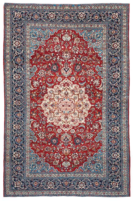 SEMI-ANTIQUE NAIN TODESHK. 219 x 141,5 cm.