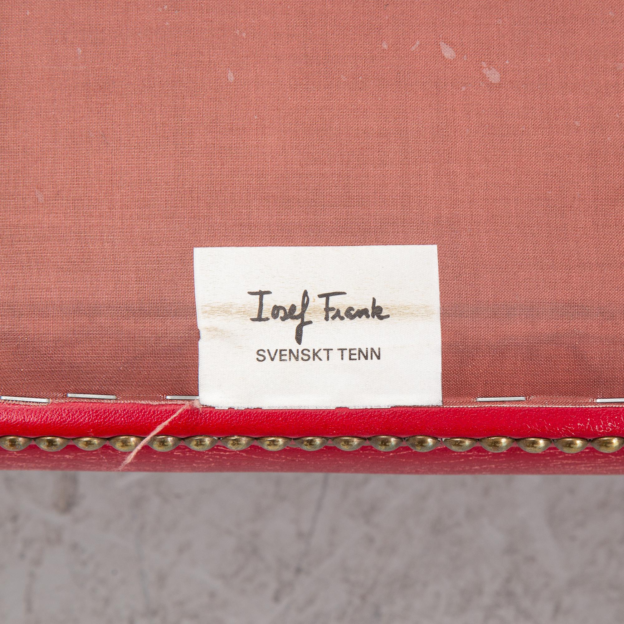 Josef Frank, karmstolar, ett par, modell 695, Firma Svenskt Tenn.