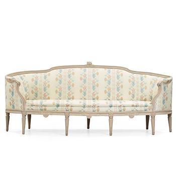 56. A Gustavian late 18th century sofa.