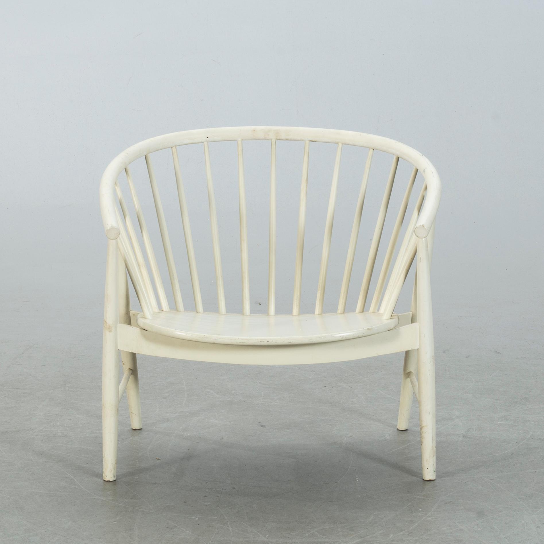 A second half of the 20th century wooden chair.