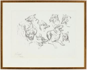 Arvid Knöppel, lithograph, signed and numbered 122/200.