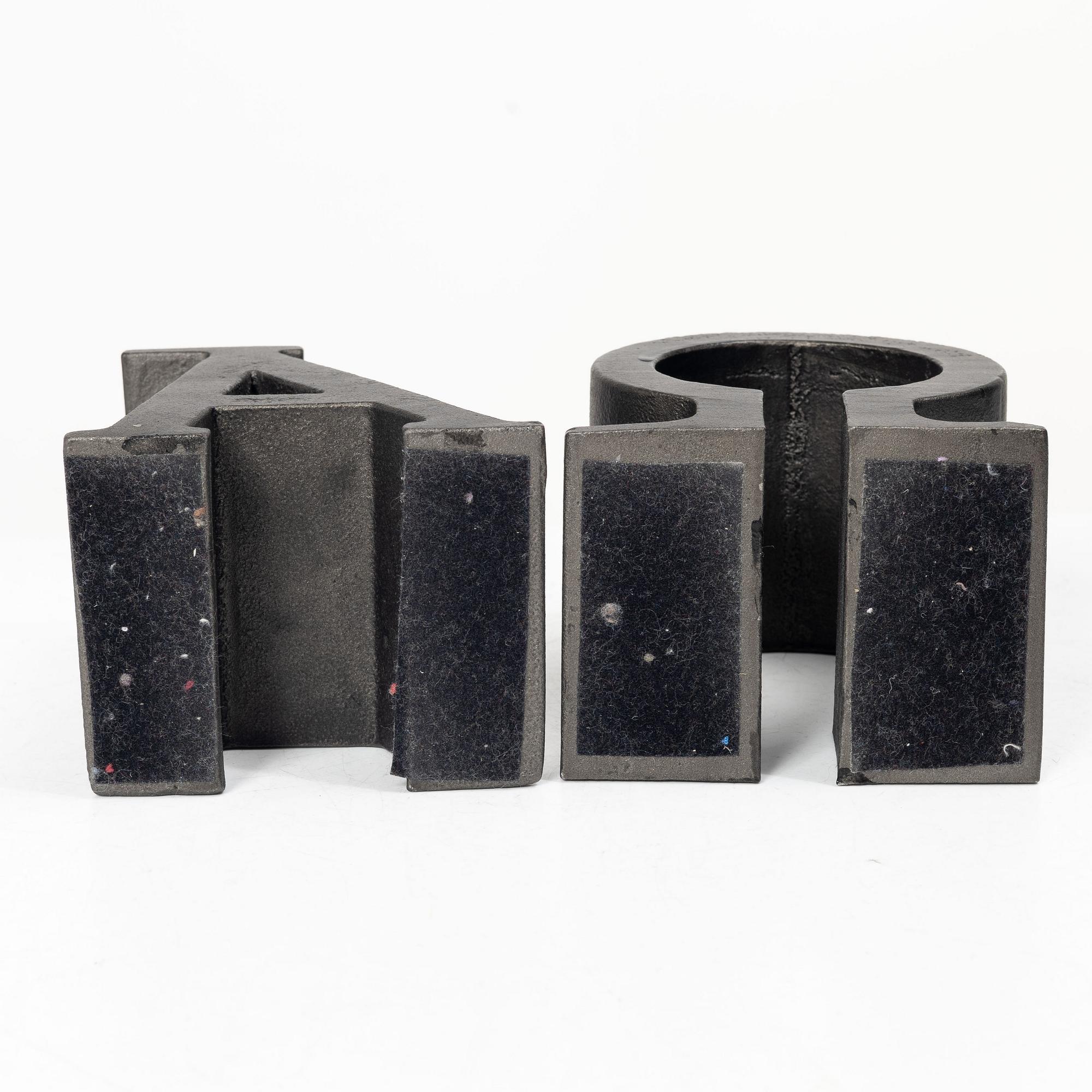 Josef Frank, Bookends, a pair, marked “Alfa & Omega”, Firma Svenskt Tenn.