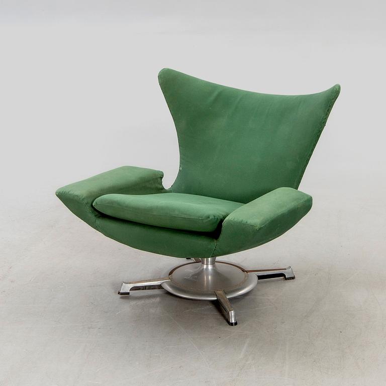 An 1960:s easy chair probably by Hans Erik Johansson, Westberg Furniture, Tranås Sweden.