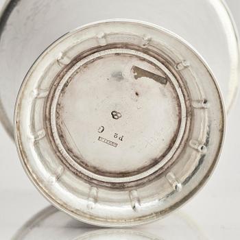 A Swedish silver beaker, mark of Simson Ryberg, Stockholm 1797.