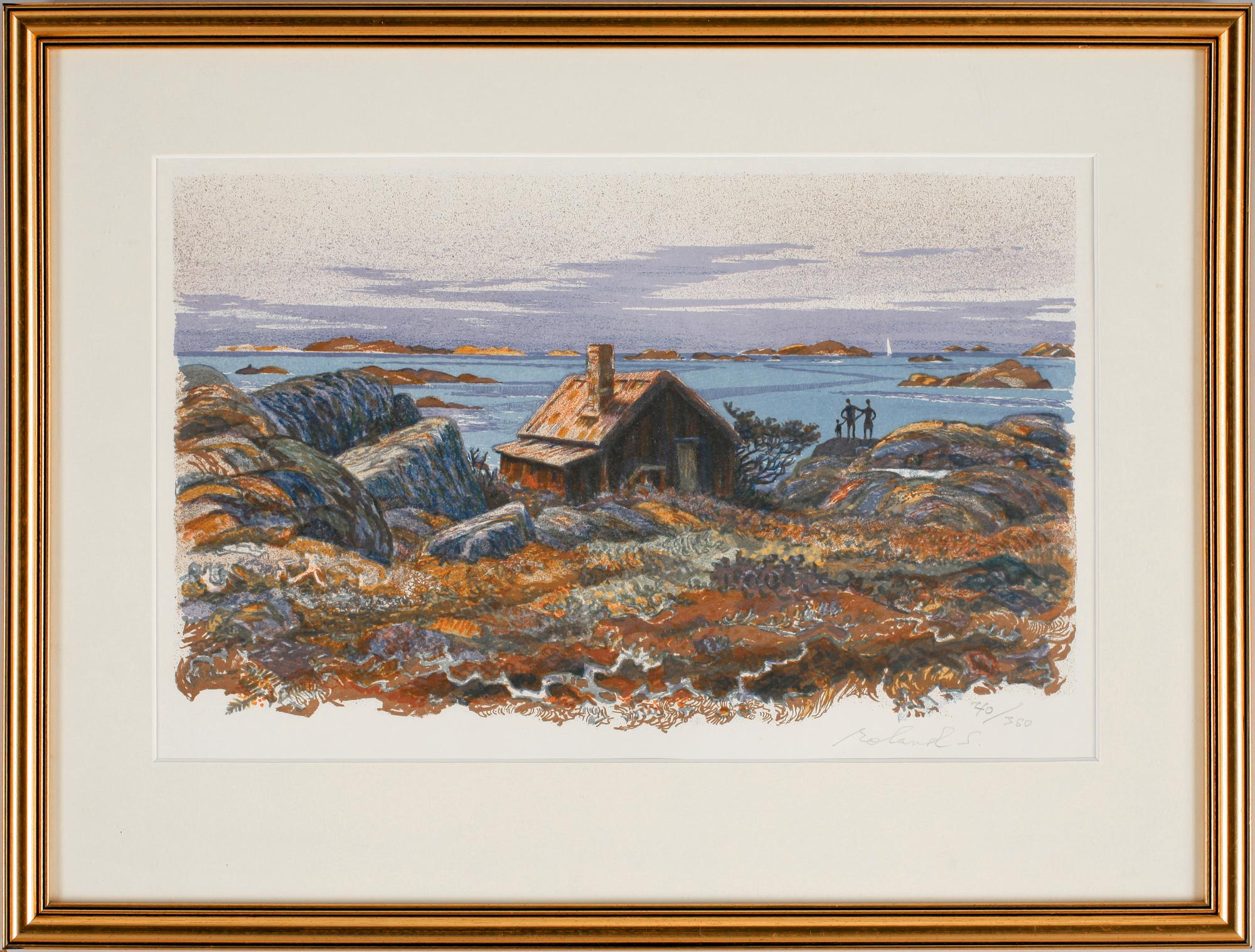 ROLAND SVENSSON, färglitografi, 40/360, sign.