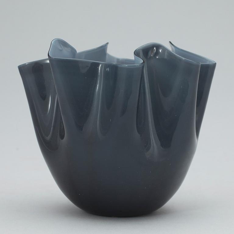 NÄSDUKSSKÅL, glas, Venini, etikettmärkt, 1900-talets mitt.