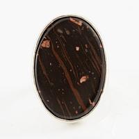 Jan-Christer Lundqvist, ring, silver with porphyry (Black Rännås), Skövde.
