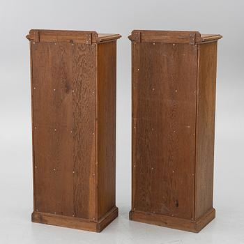 Bookcases, a pair, early 20th century.