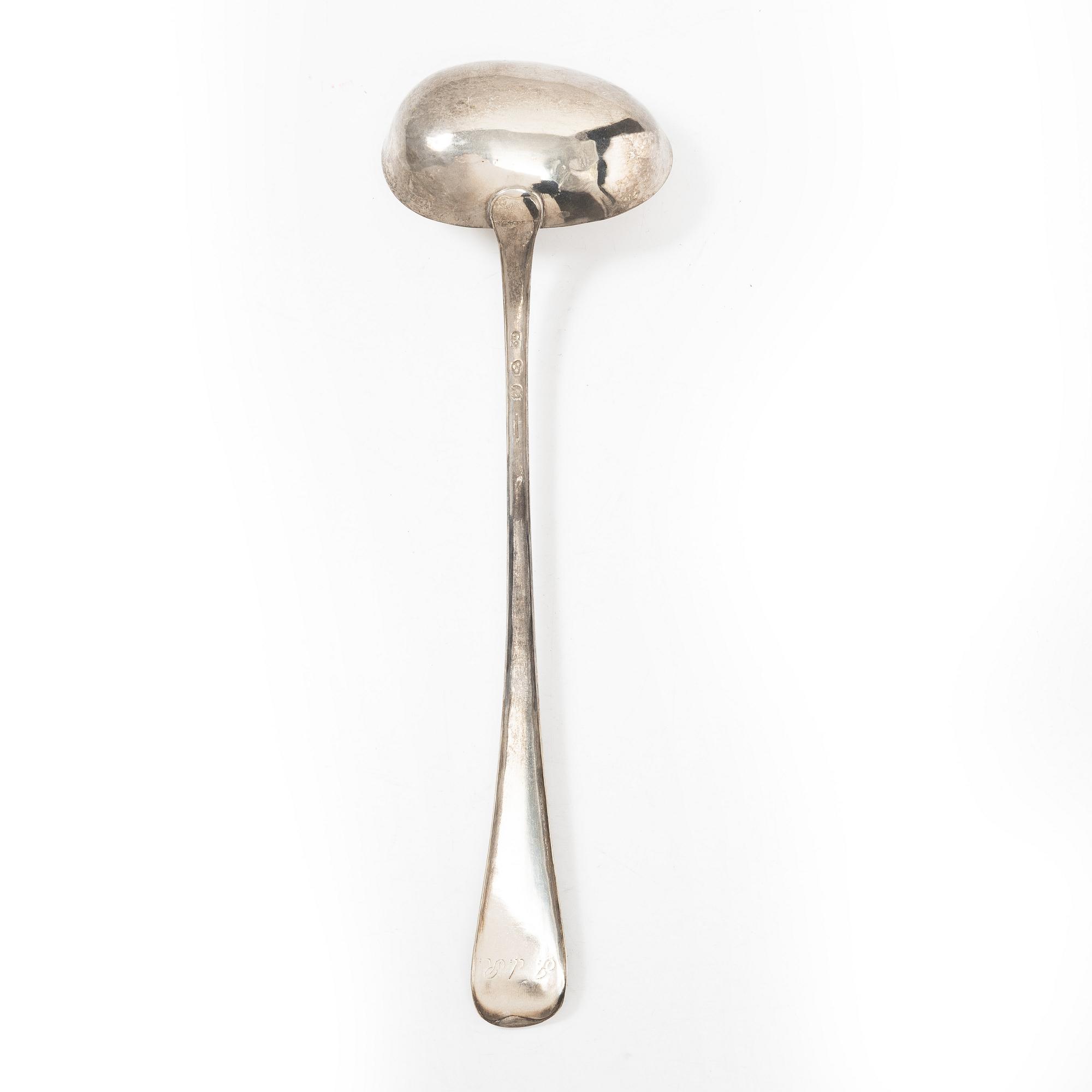 Petter Eneroth, soppslev, silver, Stockholm 1789.