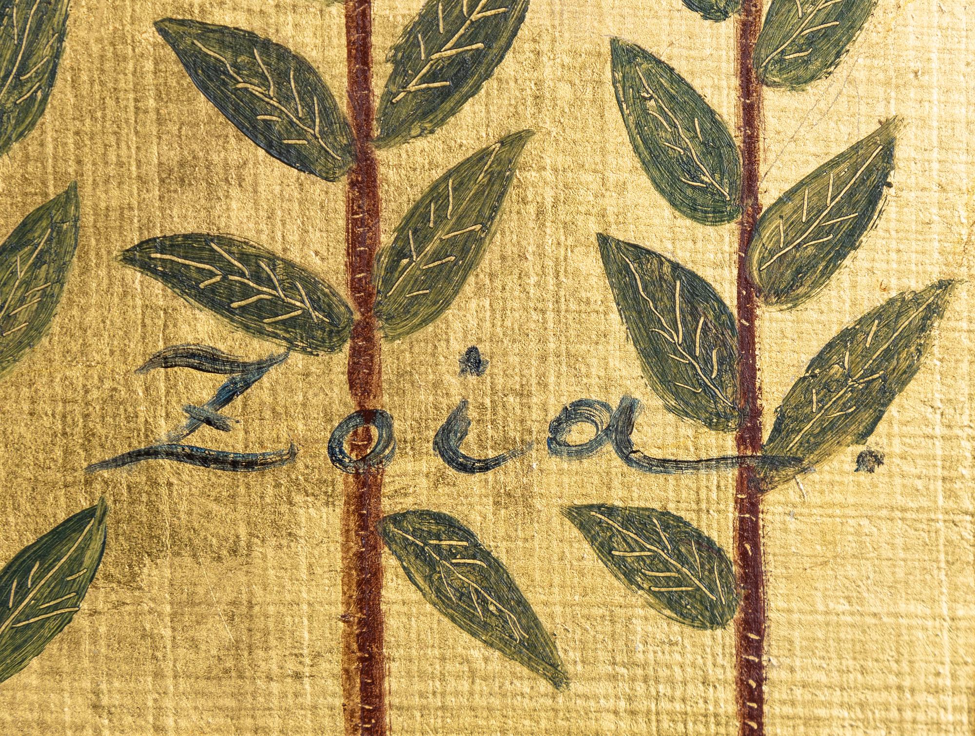 Zoia Krukovskya Lagerkrans, oil on board, signed Zoia.