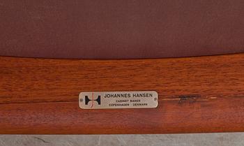 KARMSTOLAR, ett par, "JH-513", Hans J. Wegner, Johannes Hansen.