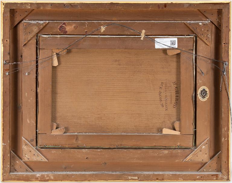 OTTO HAGBORG, oil on canvas, signed Otto Hagborg.