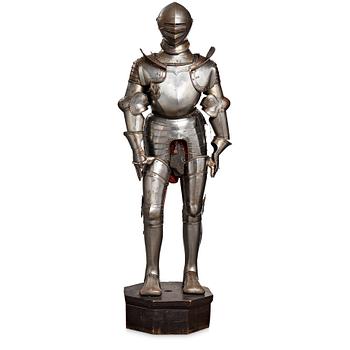 A German metal armour, composite, mid 1500's and later.