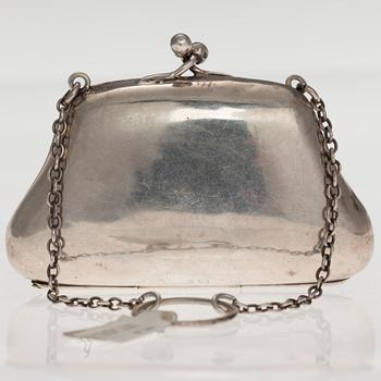 PORTMONNÄ, silver, Birmingham 1915. Tot. vikt 50,9 g.