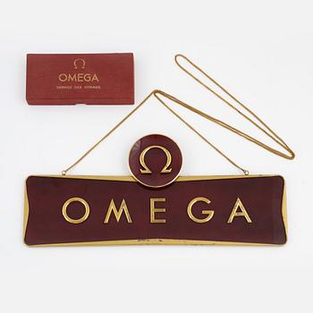 Butik/Skyltmaterial, Omega, "Åke Falk Urhandel".