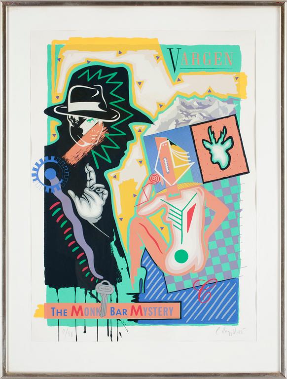 CARSTEN REGILD, litografi, sign o numr 11/83.