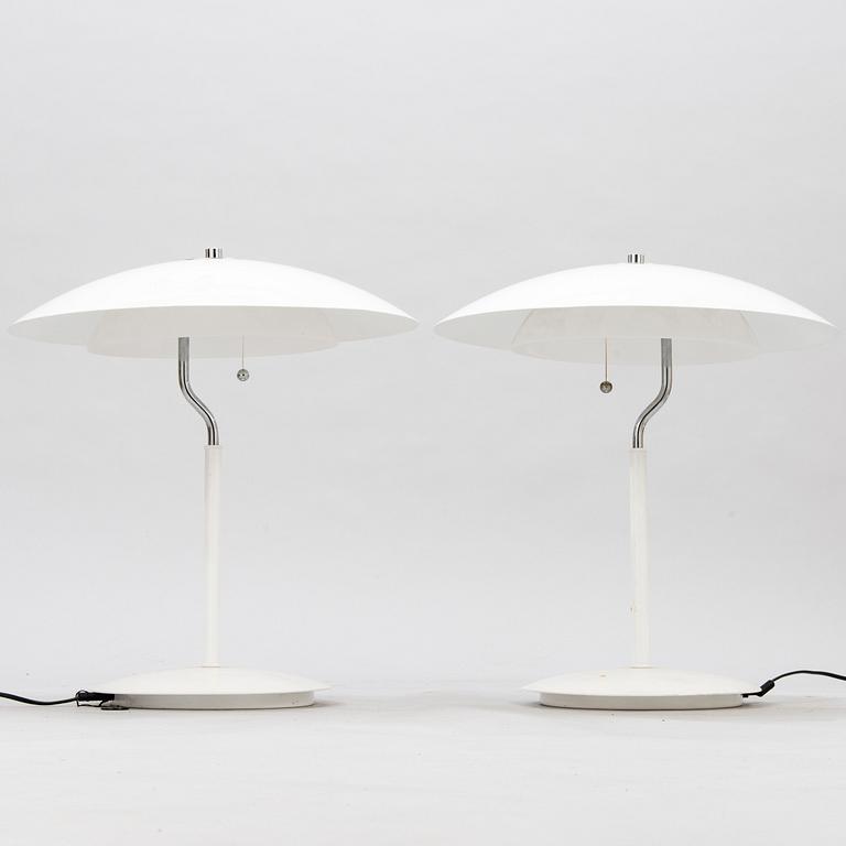 A pair of "Jonas" table lamps, designed by Jonas Hidle for AS Høvik Lys.
