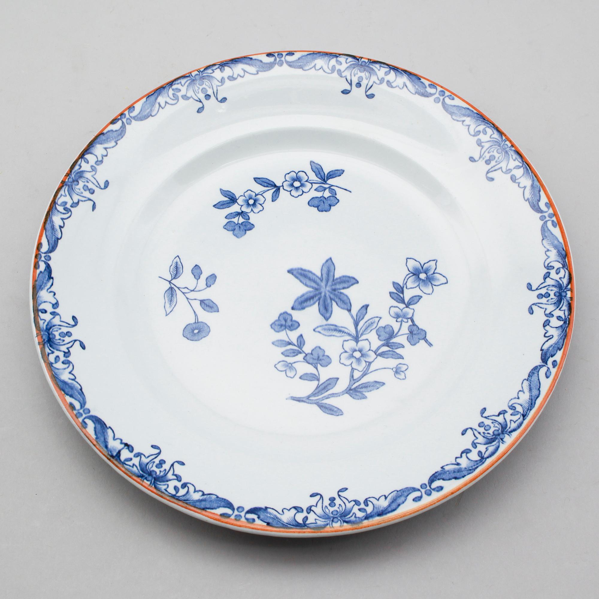 MATSERVIS, 48 delar, porslin, "Ostindia", Rörstrand.