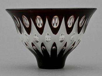 SKÅL, glas, Ernest Gordon, Kosta, 1900-tal.