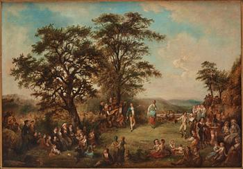 Elias Martin, ”En National glädjebetygelse vid Hans Kongl. Höghet Kronprinsens Födelse”.