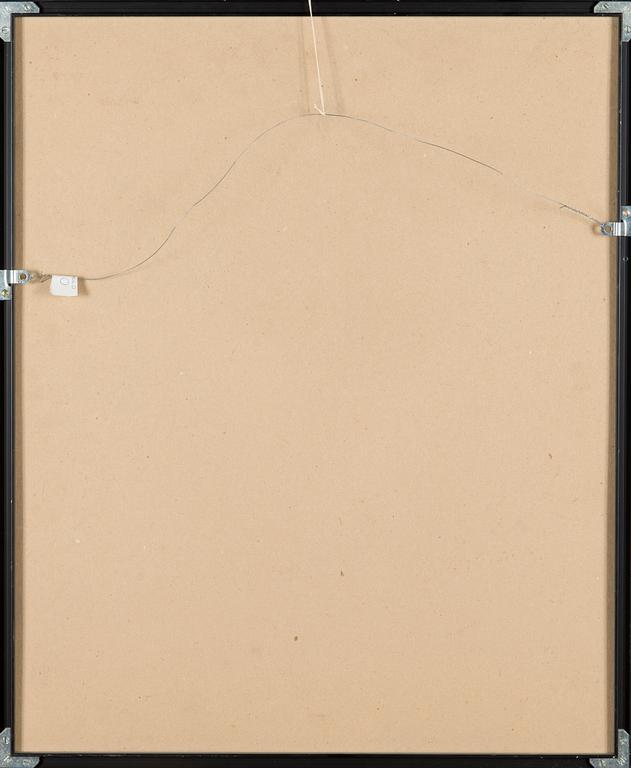 Pentti Kaskipuro, "Postikorttitytöt". Signerad och daterad 1974.