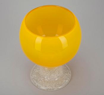 POKAL, glas, signerad, Kaj Franck, Notsjö, 1900-talets senare hälft.