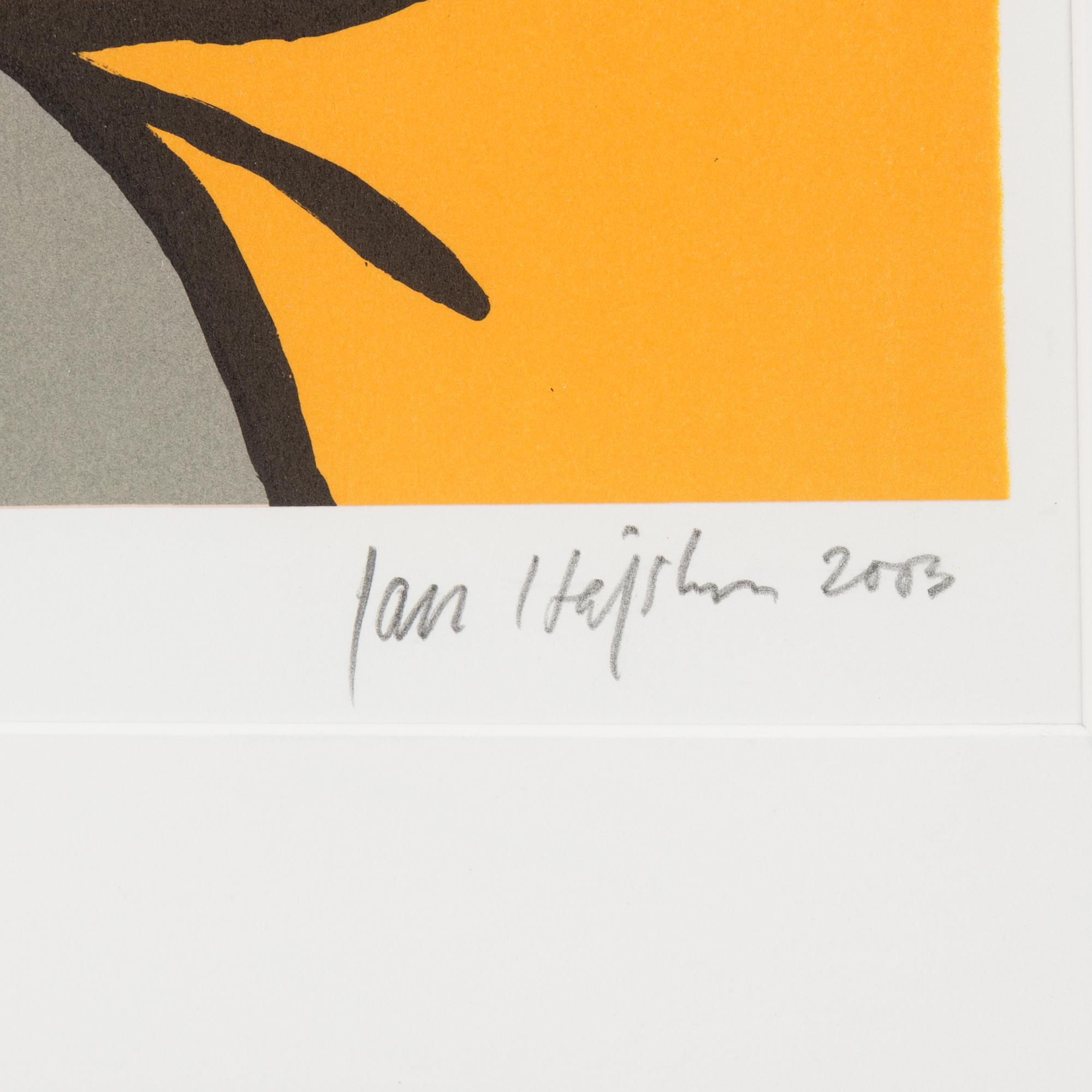 JAN HÅFSTRÖM, litografi, unik, signerad med blyerts och daterad 2003.