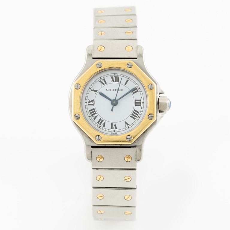 Cartier, Santos Ronde, wristwatch, 24 mm.