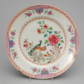 FAT/TALLRIK, porslin, Qianlong, Kina 1700-tal.