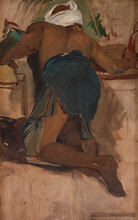 Julius Kronberg, "Studie till Drottningen av Saba" (Study for The Queen of Saba).