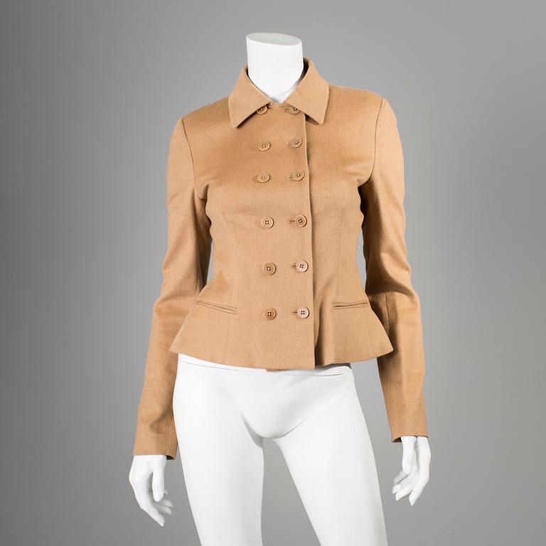 A wooljacket by Ralph Lauren.